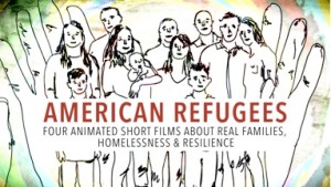 American refugees drawing, animation, short films