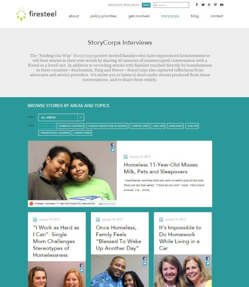 Screenshot Firesteel StoryCorps