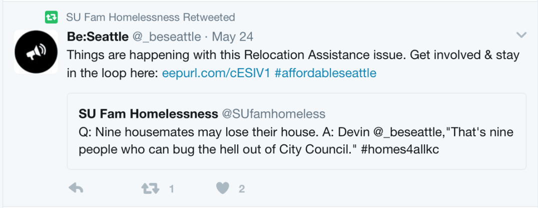 AHW RR101 Tweet re City Council