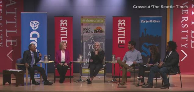 Debate wide shot snip