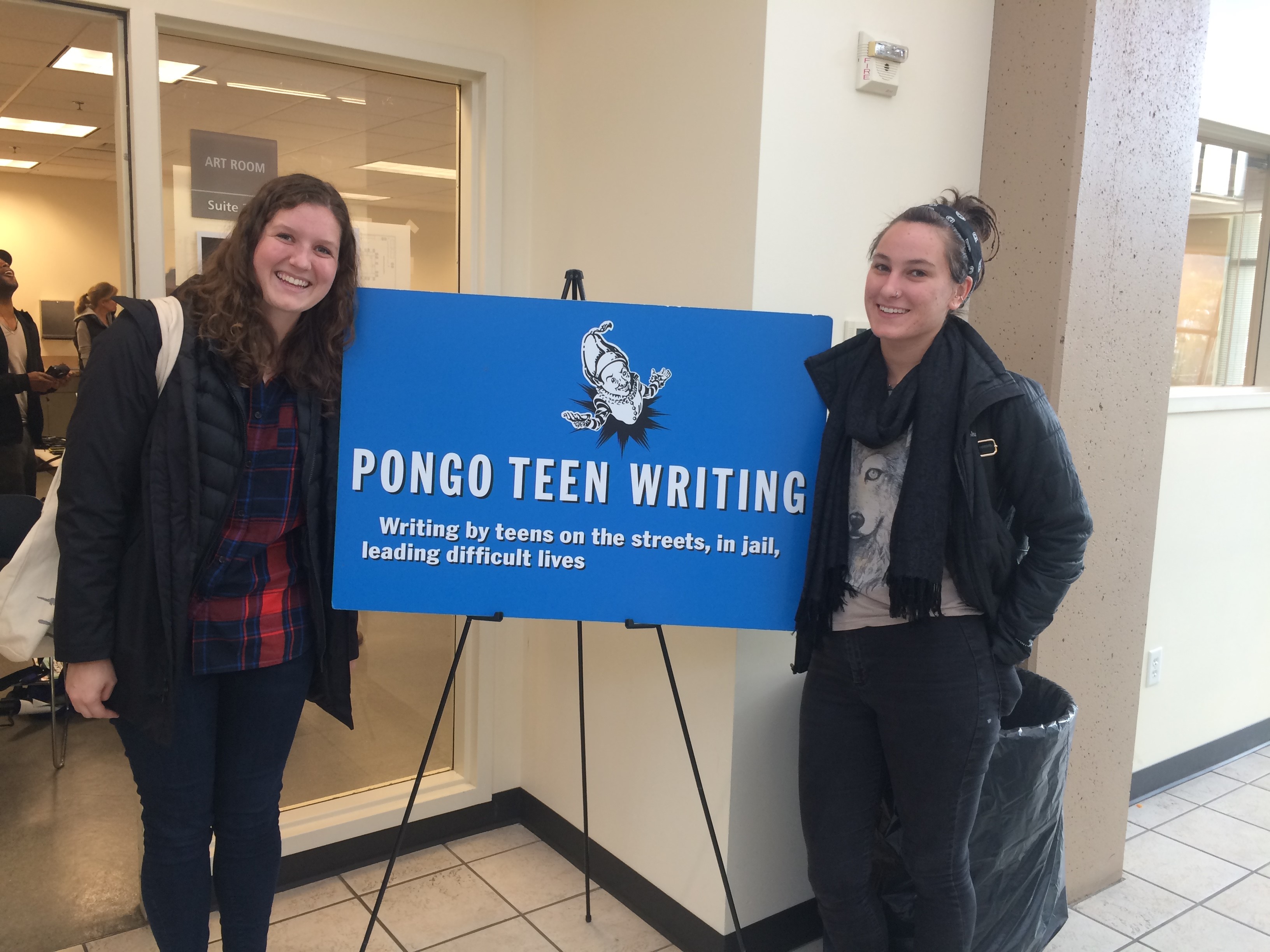 Pongo Katie and Madison at training