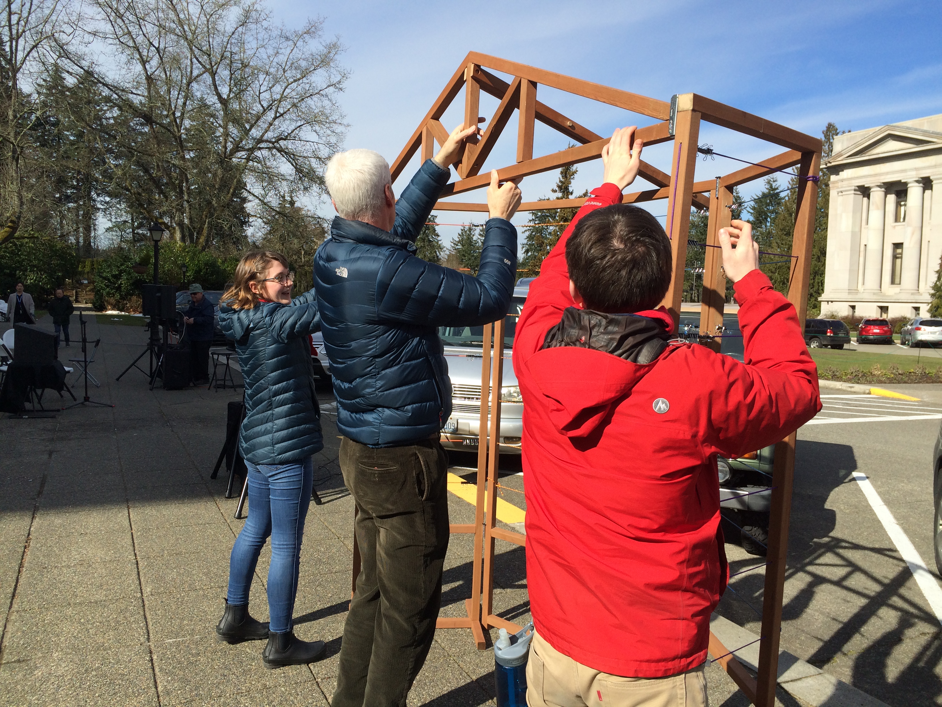 HHAD Olympia installation roof