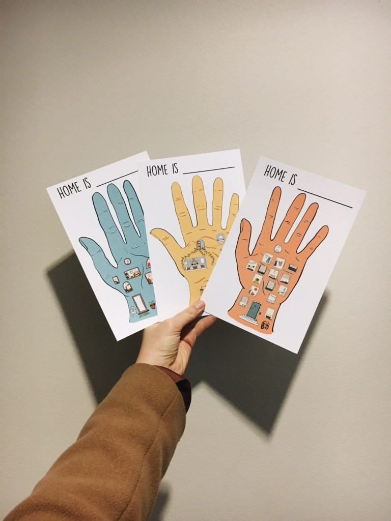 HHAD Tabling Event 2_2-20-19_by Hallie three cards