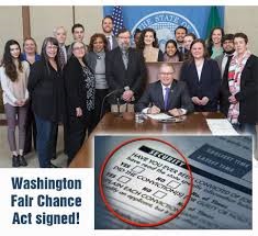 Gov Inslee Signs Fair Chance Act